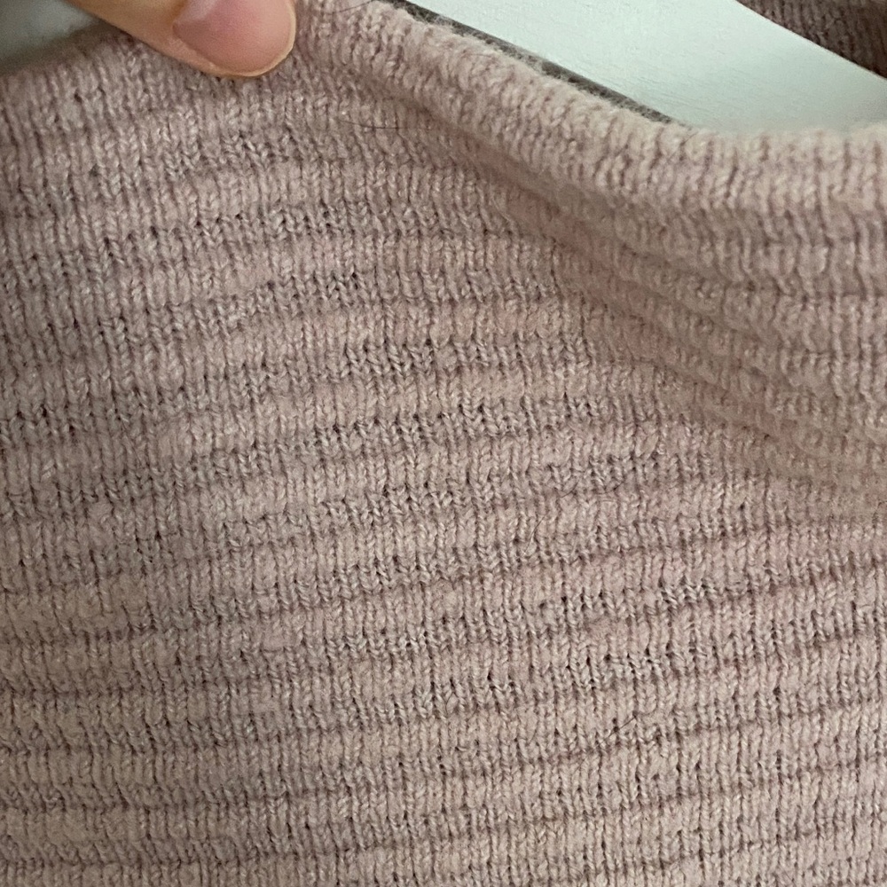 Madewell Dusty Lavender Purple Cowl Neck Sweater - Picture 4 of 10